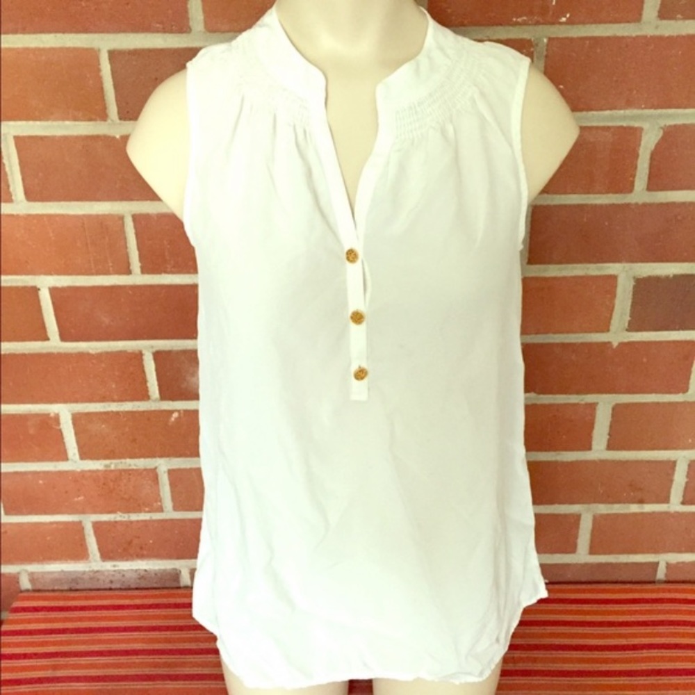 Lilly Pulitzer silk sleeveless blouse XS